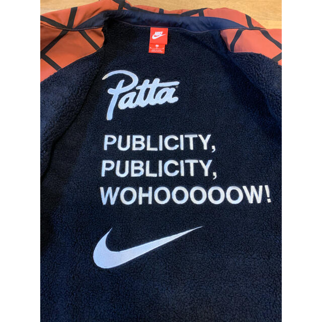 送料込み NIKE PATTA コーチジャケット S