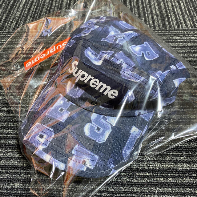 帽子Supreme 20FW Blocks Camp Cap Navy 新品