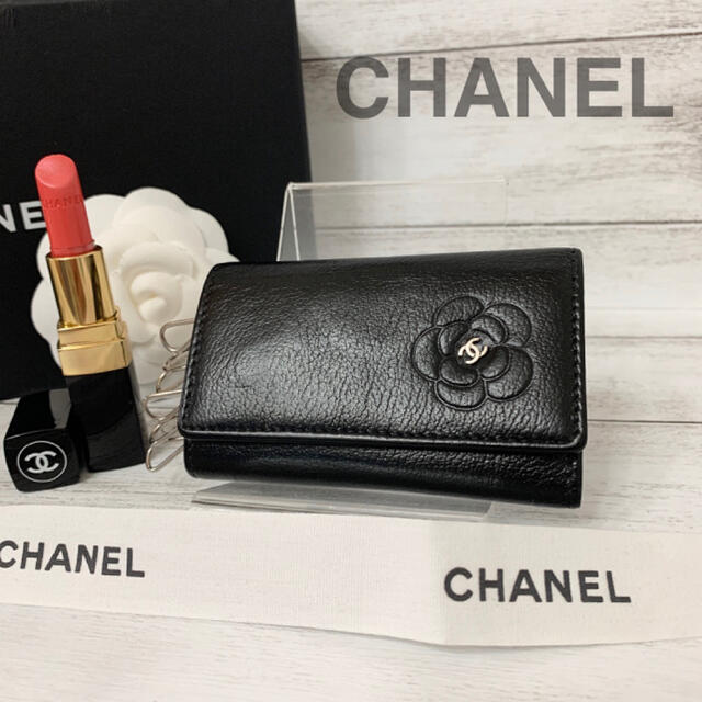 CHANEL✨シャネル✨カメリア✨6連✨キーケース