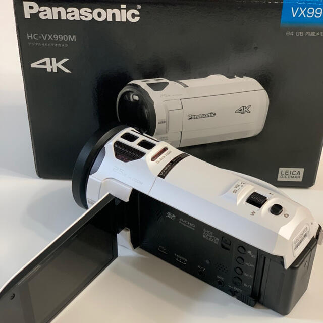 値下げ中!!Panasonic  4K ビデオカメラ ホワイト