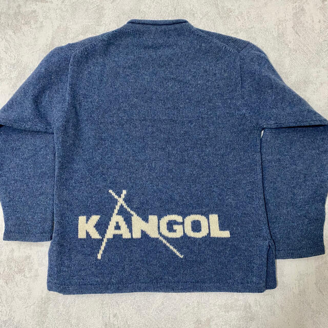 KANGOL(カンゴール)のKANGOL 90s ヴィンテージ　ニット　古着　ウール100 カンゴール レディースのトップス(ニット/セーター)の商品写真