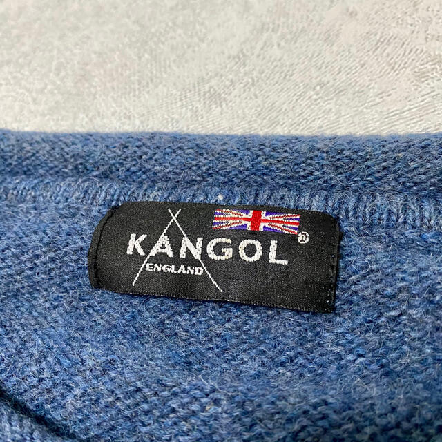 KANGOL(カンゴール)のKANGOL 90s ヴィンテージ　ニット　古着　ウール100 カンゴール レディースのトップス(ニット/セーター)の商品写真