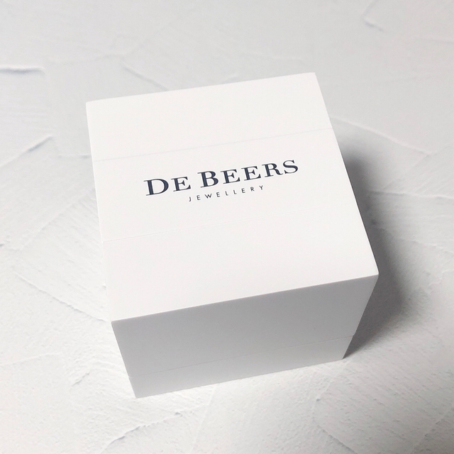 DE BEERS デビアス ぴよたん様専用☆美品☆18K PG リング ペタル 9号 アクセサリー リング ダイアモンド デビアス