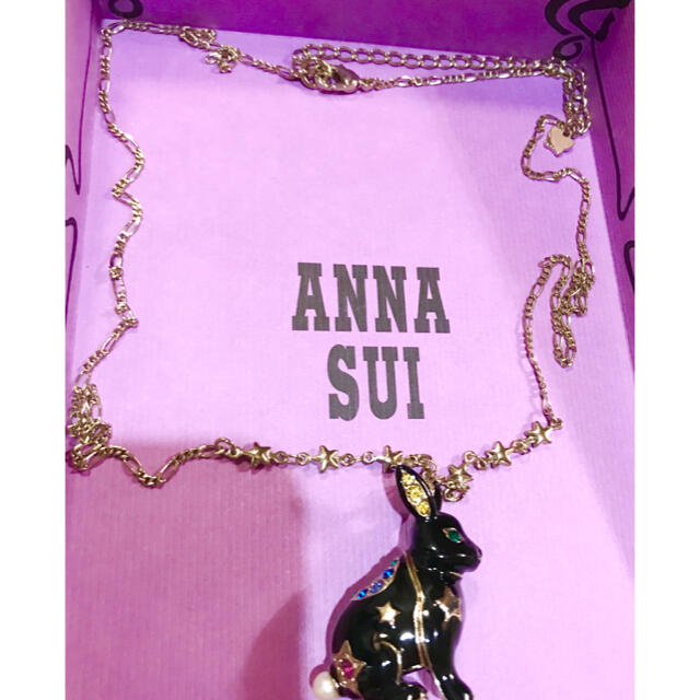 Anna Sui Anna Sui アナスイ ネックレス ウサギ ブラック 月 星 レアの通販 By アキ S Shop アナスイならラクマ