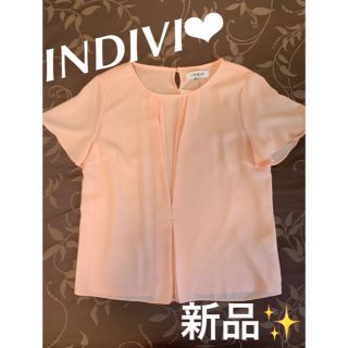 インディヴィ(INDIVI)のブラウス　ピンク(シャツ/ブラウス(半袖/袖なし))