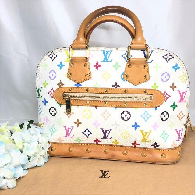 LOUIS VUITTON ルイヴィトン モノグラムマルチカラー アルマPM ハンドバッグ M92647 ホワイト/マルチカラー by