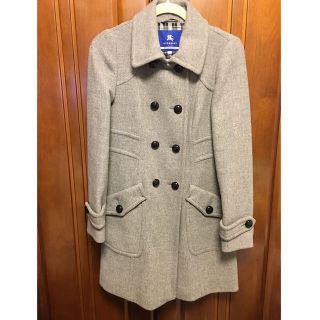 バーバリーブルーレーベル(BURBERRY BLUE LABEL)の★試着のみ　バーバリーブルーレーベル　コート　38   グレー(ロングコート)