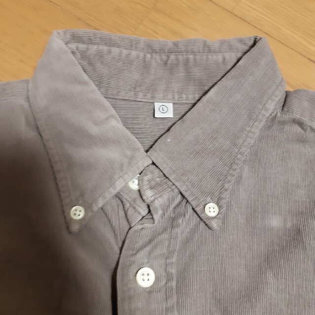 UNIQLO(ユニクロ)のコーデュロイシャツ　グレー メンズのトップス(シャツ)の商品写真