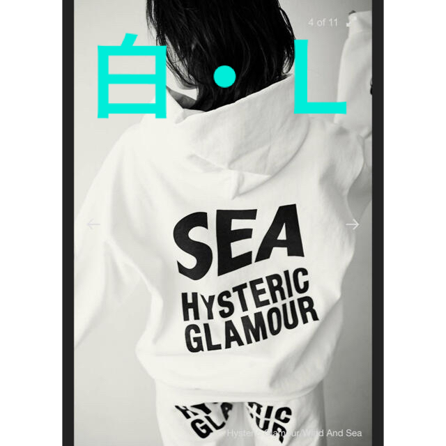 HYSTERIC GLAMOUR × WIND AND SEA HOODIE L