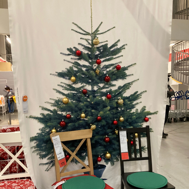 IKEA(イケア)の完売品⭐️IKEA クリスマス　タペストリー インテリア/住まい/日用品のインテリア小物(その他)の商品写真