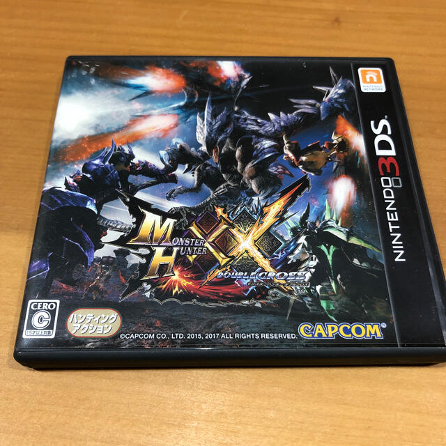 CAPCOM(カプコン)のモンスターハンターダブルクロス 3DS エンタメ/ホビーのゲームソフト/ゲーム機本体(携帯用ゲームソフト)の商品写真