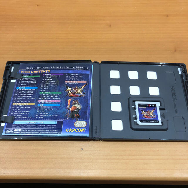 CAPCOM(カプコン)のモンスターハンターダブルクロス 3DS エンタメ/ホビーのゲームソフト/ゲーム機本体(携帯用ゲームソフト)の商品写真