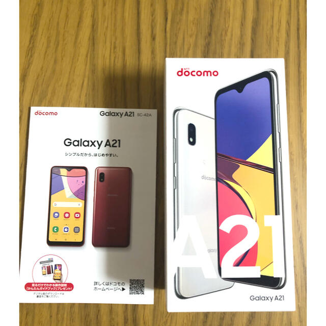 スマートフォン本体新品 GALAXY A21ホワイト