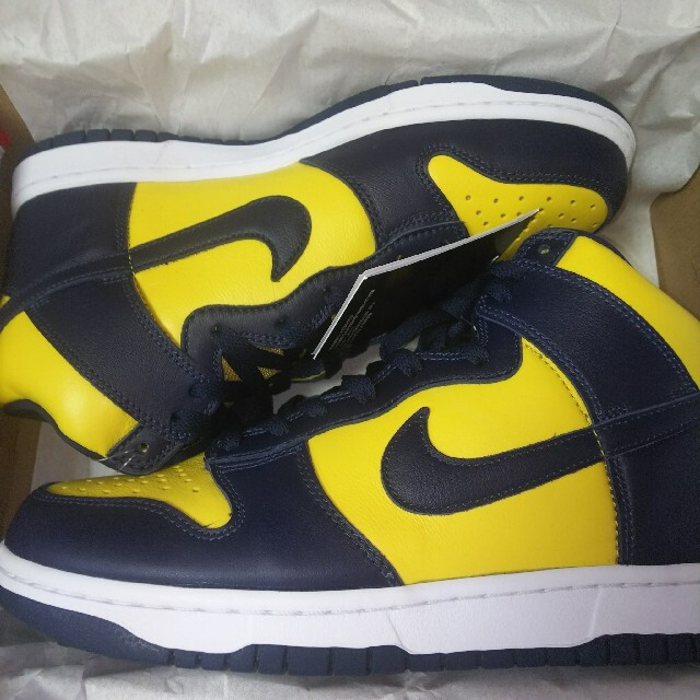 26.5cm NIKE DUNK HIGH MICHIGAN ミシガン