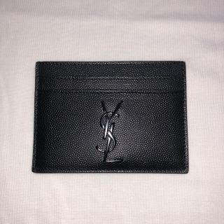 サンローラン(Saint Laurent)の【新品未使用】SAINT LAURENT モノグラム レザーカードケース(名刺入れ/定期入れ)