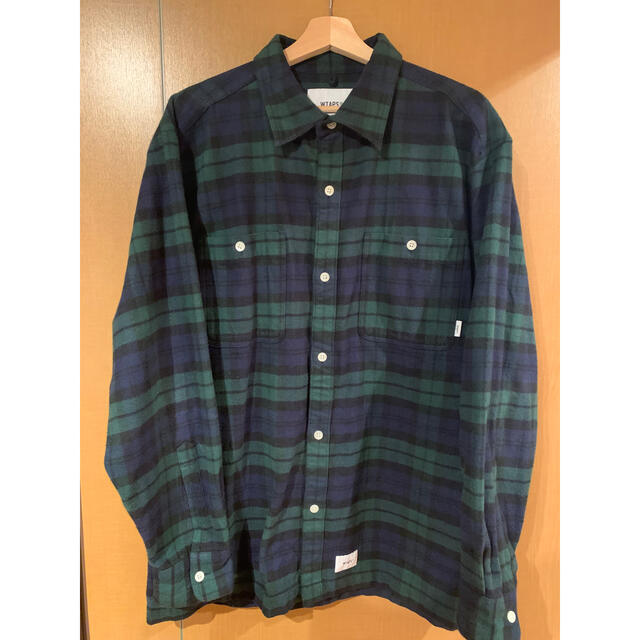 M WTAPS 19AW UNION LS SHIRT COTTON TWILL