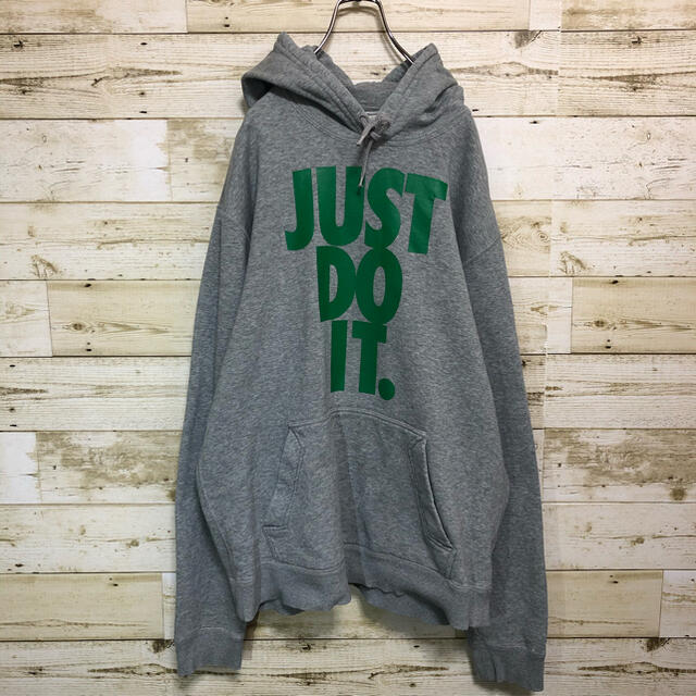 ナイキ(NIKE)☆JUST DO IT. スウェット パーカー グレー 1