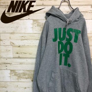 ナイキ(NIKE)のナイキ(NIKE)☆JUST DO IT. スウェット パーカー グレー(パーカー)