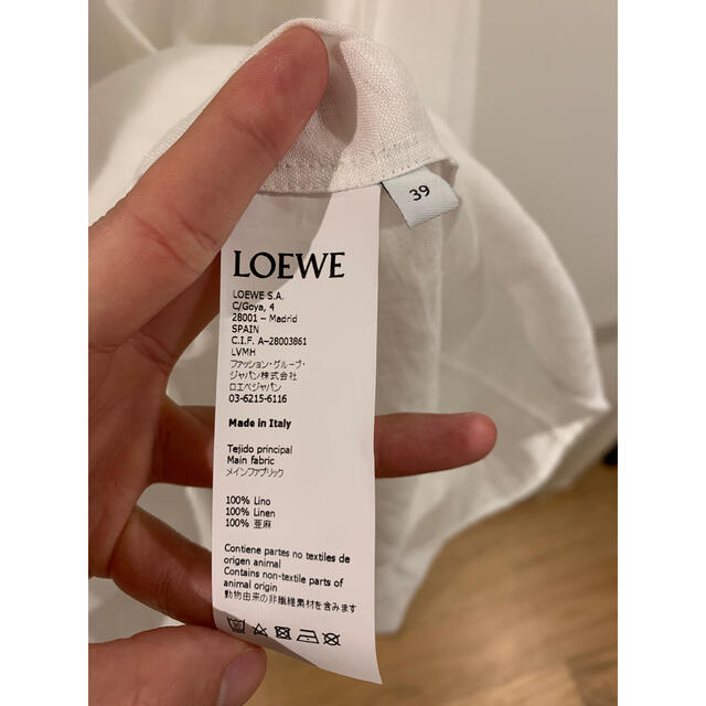 LOEWE(ロエベ)の登坂広臣 LOEWE ロエベ シャツ メンズのトップス(シャツ)の商品写真