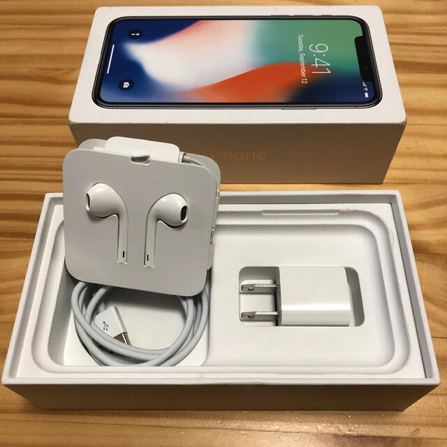 iPhone - iPhonex256GB SIMフリー 交換品AppleCare 2021年までの通販
