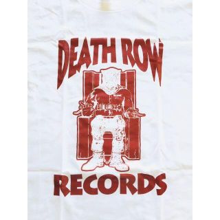 ギルタン(GILDAN)の【新品★Lサイズ】DEATH ROW RECORDS レーベル Tシャツ(Tシャツ/カットソー(半袖/袖なし))