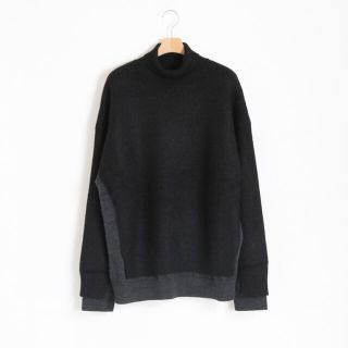 サンシー(SUNSEA)の[新品]YOKE CONNECTING HIGHT NECK KNIT LS "(ニット/セーター)