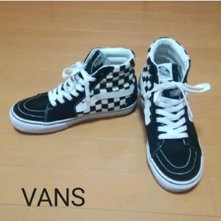 ヴァンズ(VANS)のVANS DX スケート ハイ スニーカー ハイカット ブロックチェック (スニーカー)