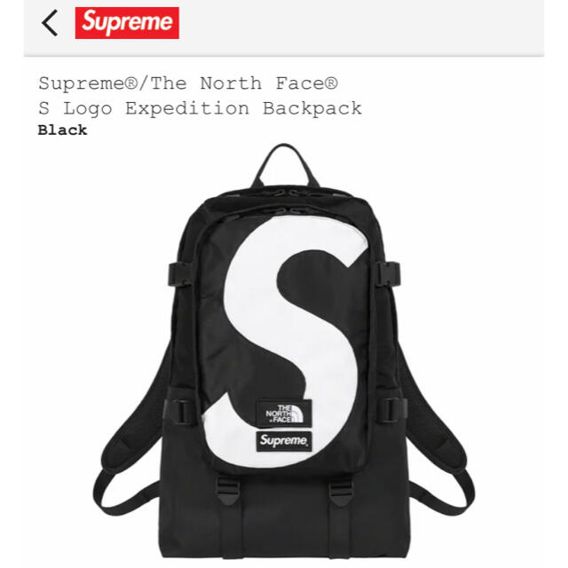 Supreme(シュプリーム)のSupreme The North Face S Logo Backpack メンズのバッグ(バッグパック/リュック)の商品写真