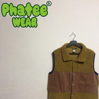 ファッティー(PHATEE)の★大人気★【ボアベスト】Phatee☆ファッティー　もこもこ　ベスト　ゆるだぼ(ベスト)