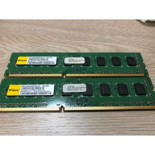 エリクシール(ELIXIR)のメモリelixir PC3-10600 DDR3 4GB(2GB×2枚)(PCパーツ)