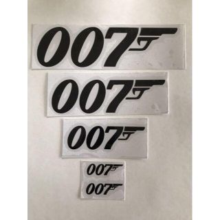 4種5枚セット!人気【007】デカールステッカー！ショーン・コネリー/シール黒1(その他)