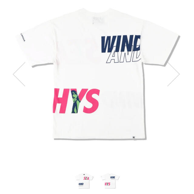 HYSTERIC GLAMOUR(ヒステリックグラマー)のHYS X WDS T-SHIRT / D.WHITE (02203CT14) メンズのトップス(Tシャツ/カットソー(半袖/袖なし))の商品写真