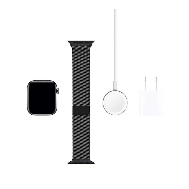 Apple Watch(アップルウォッチ)のApple Watch Series 5 ステンレススチールケース メンズの時計(腕時計(デジタル))の商品写真