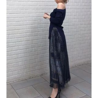 エイミーイストワール(eimy istoire)のＥＭスカーフコンビニットワンピース eimyistoire エイミーイストワール(ロングワンピース/マキシワンピース)