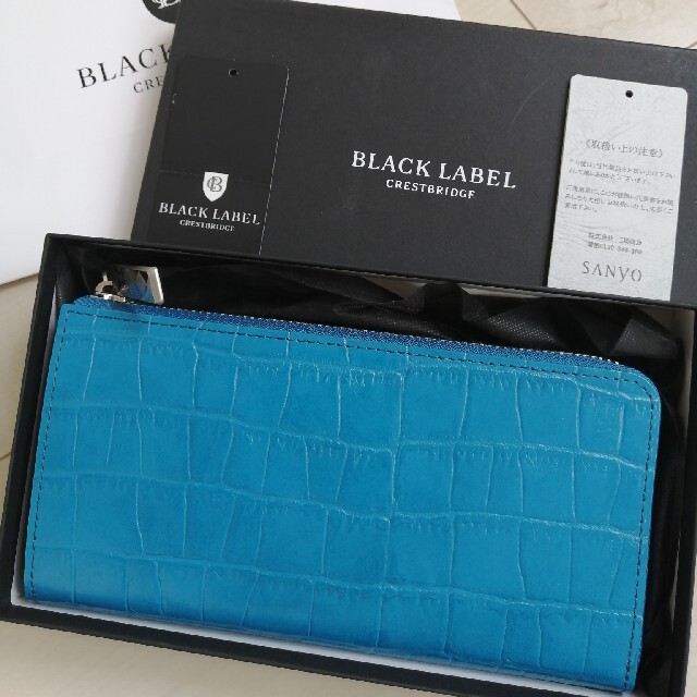 BLACK LABEL CRESTBRIDGE(ブラックレーベルクレストブリッジ)の【新品袋付】ブラックレーベル クレストブリッジ クロコダイル 長財布 ウォレット メンズのファッション小物(長財布)の商品写真
