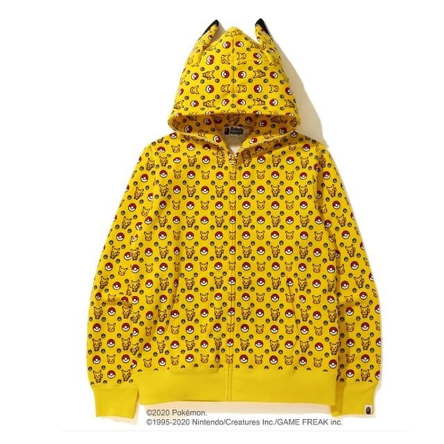 【 BAPE X POKEMON 】FULL ZIP HOODIE　ポケモン