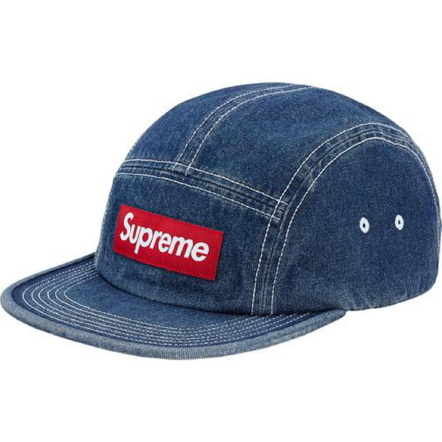 Supreme(シュプリーム)のsupreme Contrast Stitch Camp Cap denim メンズの帽子(キャップ)の商品写真