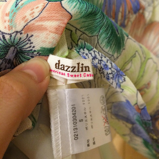 dazzlin(ダズリン)の花柄ワンピ レディースのワンピース(ミニワンピース)の商品写真