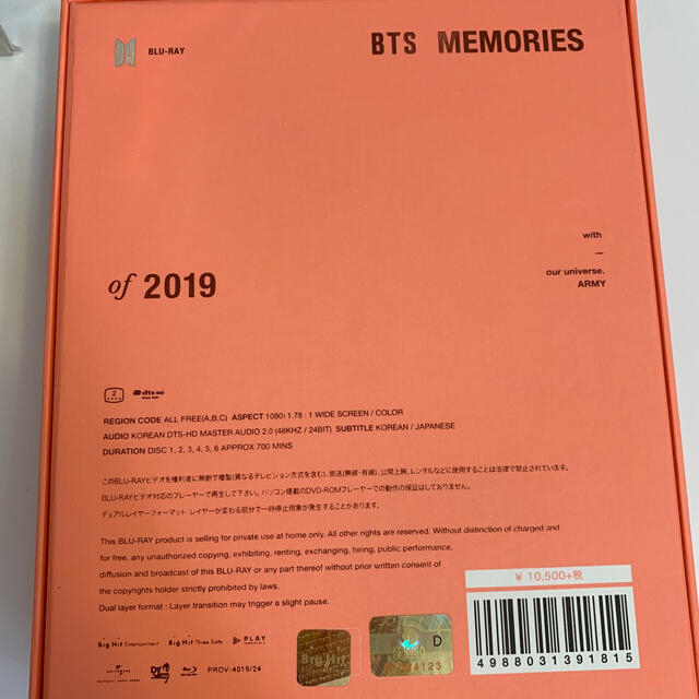 Memories2019 テヒョントレカ 1