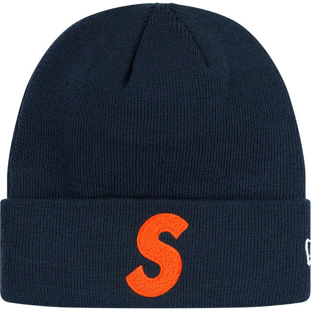 supreme New Era® S Logo Beanie navyニット帽/ビーニー