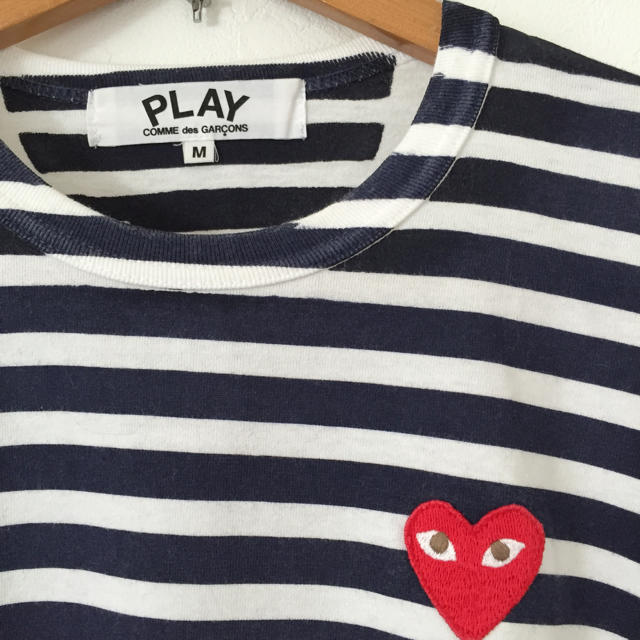 COMME des GARCONS(コムデギャルソン)のPLAYコムデギャルソン ボーダーロンT レディースのトップス(Tシャツ(長袖/七分))の商品写真