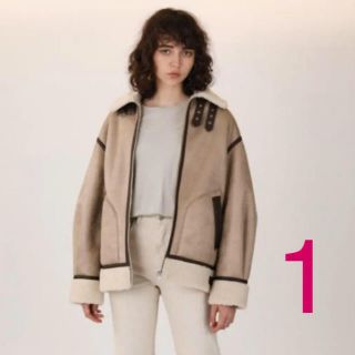 スライ(SLY)の今季も完売♡SLY OVER SIZE B-3♡ムートンコート♡ボアジャケット(ブルゾン)