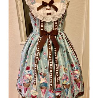 アンジェリックプリティー(Angelic Pretty)のice cream parlor JSK フルセット(ミント) (ひざ丈ワンピース)