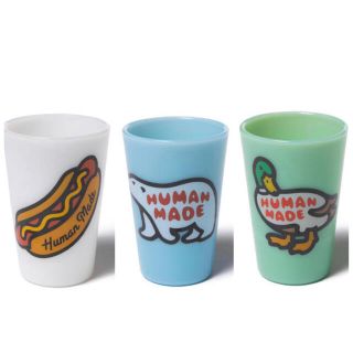 アベイシングエイプ(A BATHING APE)のHUMAN MADE GLASS TUMBLER 3セット(その他)