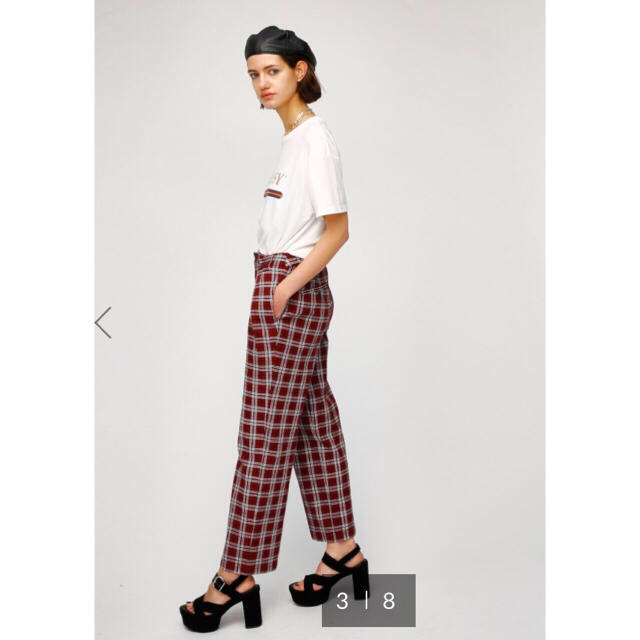 moussy - MOUSSY チェックパンツの通販 by くぅ's shop|マウジーなら ... マウジー チェックパンツ