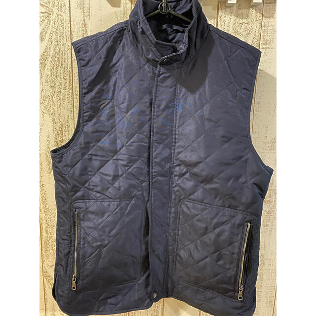 バナナリパブリックBanana Republic Vest ネイビーダウンベスト