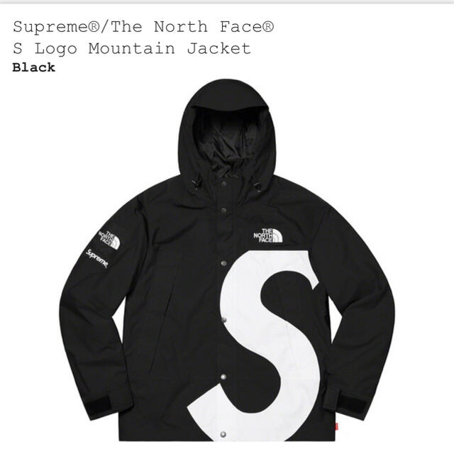 送料込 L supreme S Logo Mountain Jacket ノースマウンテンパーカー