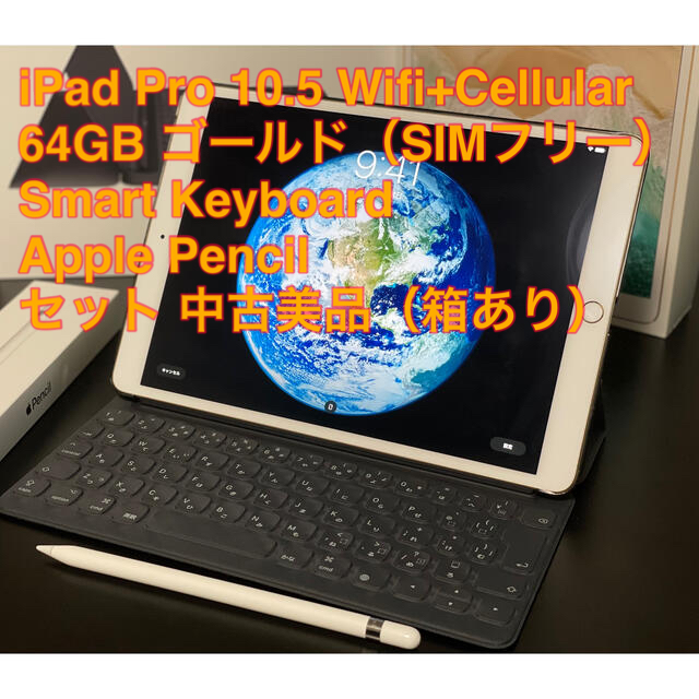 1/21迄　iPad Pro 10.5 Wifi+セルラー 64GB セット