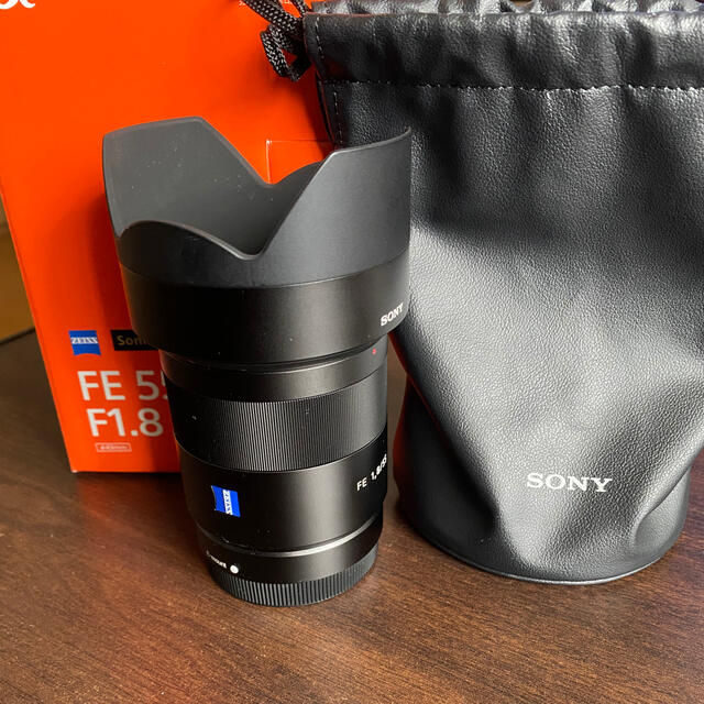 良好品】 T＊ Sonnar - SONY FE55mm SEL55F18Z F1.8ZA レンズ(単焦点