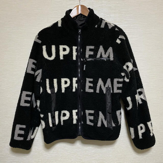 サイズSサイズSupreme Reversible Logo Fleece Jacket